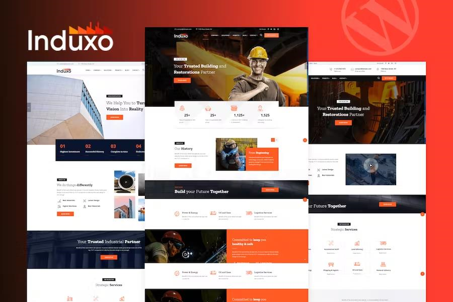 INDUXO – INDUSTRY WORDPRESS THEME